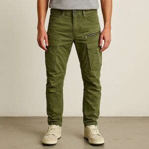 G-Star RAW‎ Rovic Zip 3D Jeans Mens 29x30 Olive Green Straight Olive Green Cargo